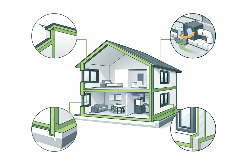 Principes de conception d’une maison passive