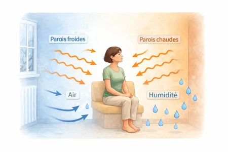 Facteurs influençant le confort thermique dans une maison