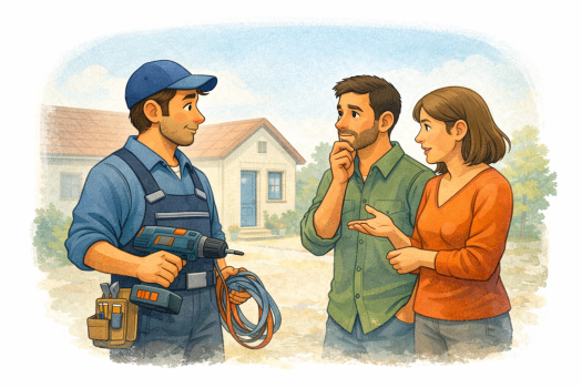 Artisan seul interlocuteur du ménage sur un projet de rénovation