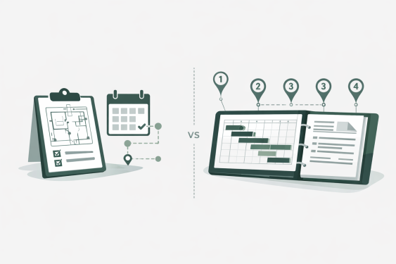 Deux niveaux de suivi : appui technique ou pilotage technique renforcé.