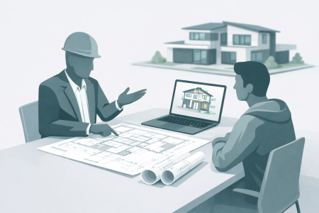 accompagnement architecte et particulier en construction neuve