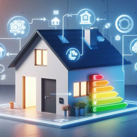 maison avec des flèche